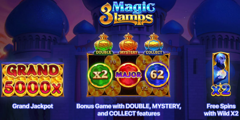 3 magic lamps slot